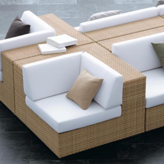 Dedon Modular Lounge Pieces Provide Unlimited Versatile Seating Arrangement To Fit & Enhance Your Outdoor Living Spaces!