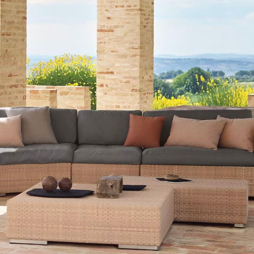 Dedon Modular Lounge Pieces Provide Unlimited Versatile Seating Arrangement To Fit & Enhance Your Outdoor Living Spaces!